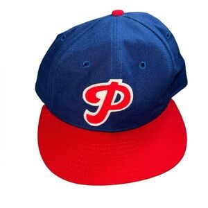 Vintage Philadelphia Phillies Hat 90s Fitted‎ Cap RomanWool Size 7